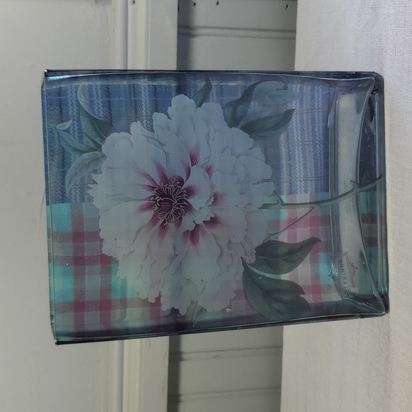 Fringe Studio Accents Fringe At Home Plaid Peony Glass Vase Poshmark